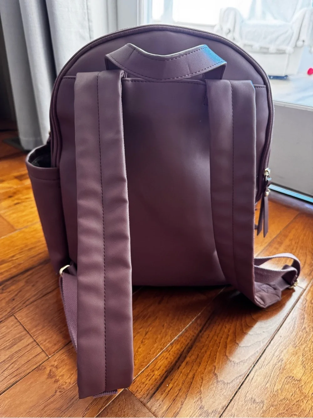 Skip Hop blush pink Baby diaper Backpack with Tassel Accent